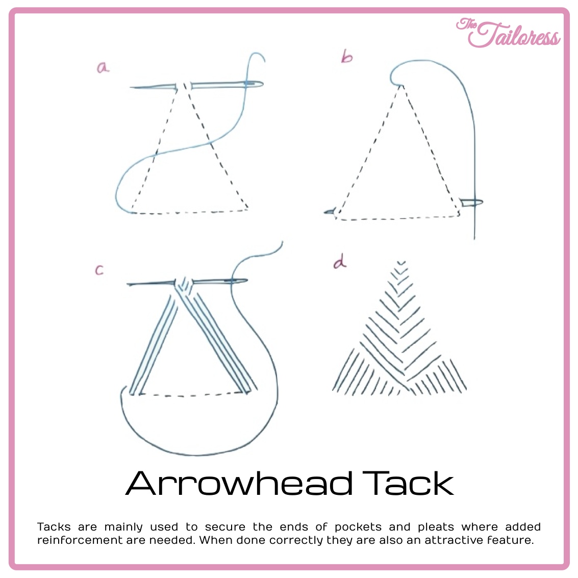 Arrowhead Tack - The Tailoress PDF Sewing Patterns