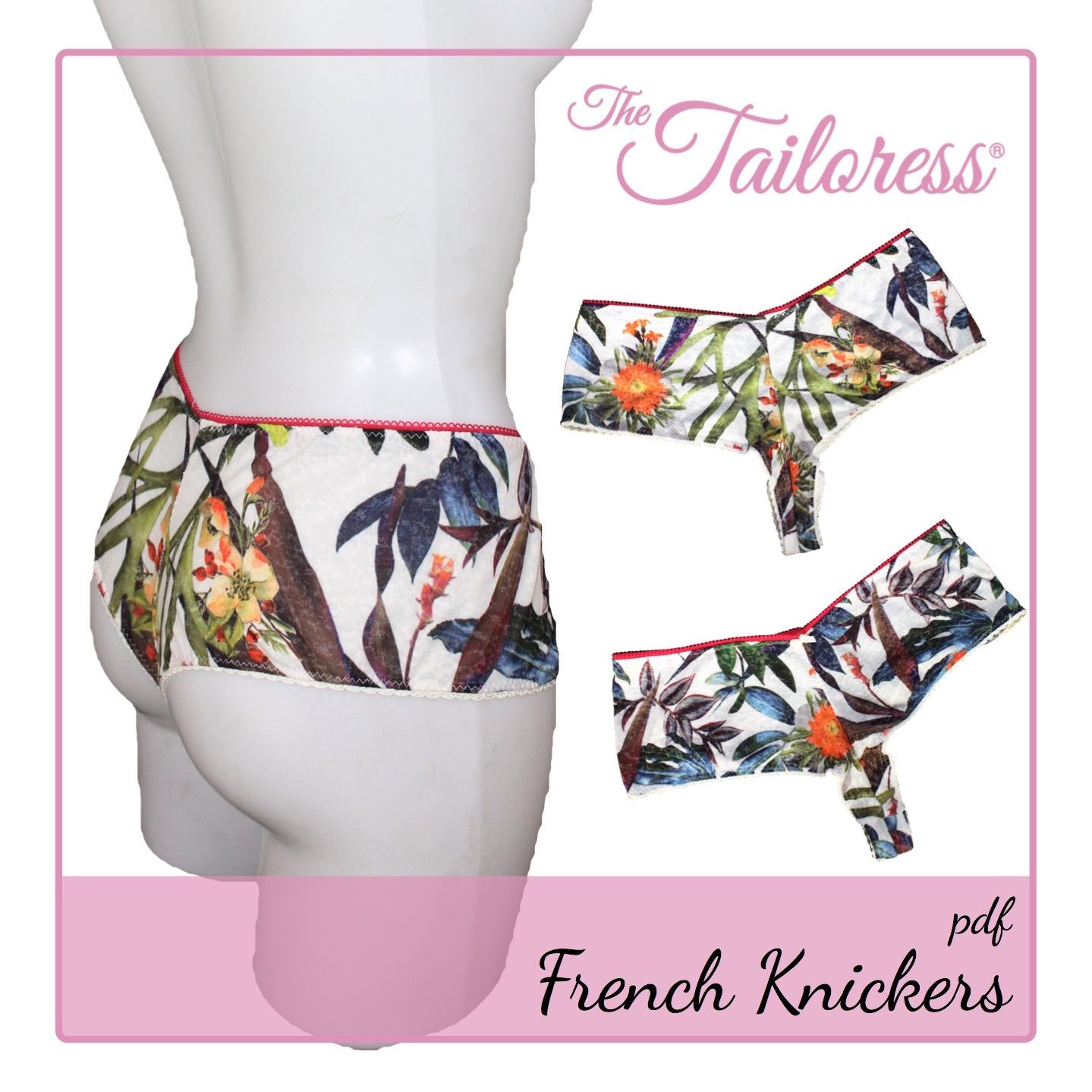 Jersey French Knickers PDF Sewing Pattern - The Tailoress PDF Sewing Patterns