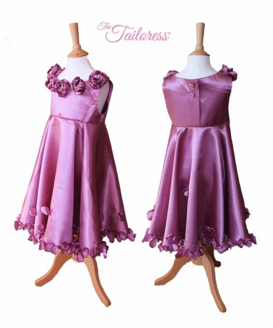 The Tailoress PDF Sewing Patterns - Heidi Rose Flower Girl Bridesmaid Dress PDF Sewing Pattern
