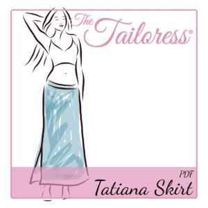 The Tailoress PDF Sewing Patterns - Tatiana Jersey Skirt PDF Sewing Pattern