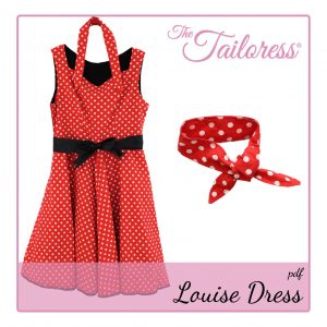 The Tailoress PDF Sewing Patterns - Louise Dress PDF Sewing Pattern (50's Style)