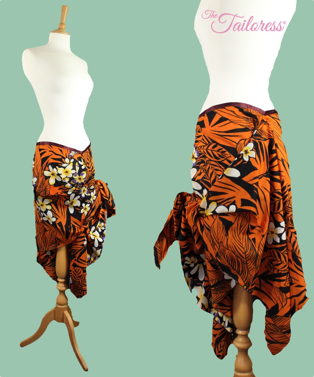Juliana Sarong Handkerchief Skirt PDF Sewing Pattern The Tailoress