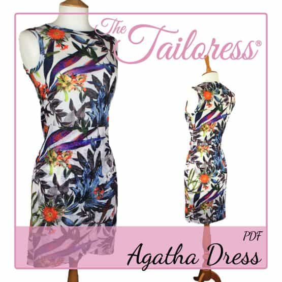 The Tailoress PDF Sewing Patterns - Agatha Layered Wrap Dress PDF Sewing Pattern