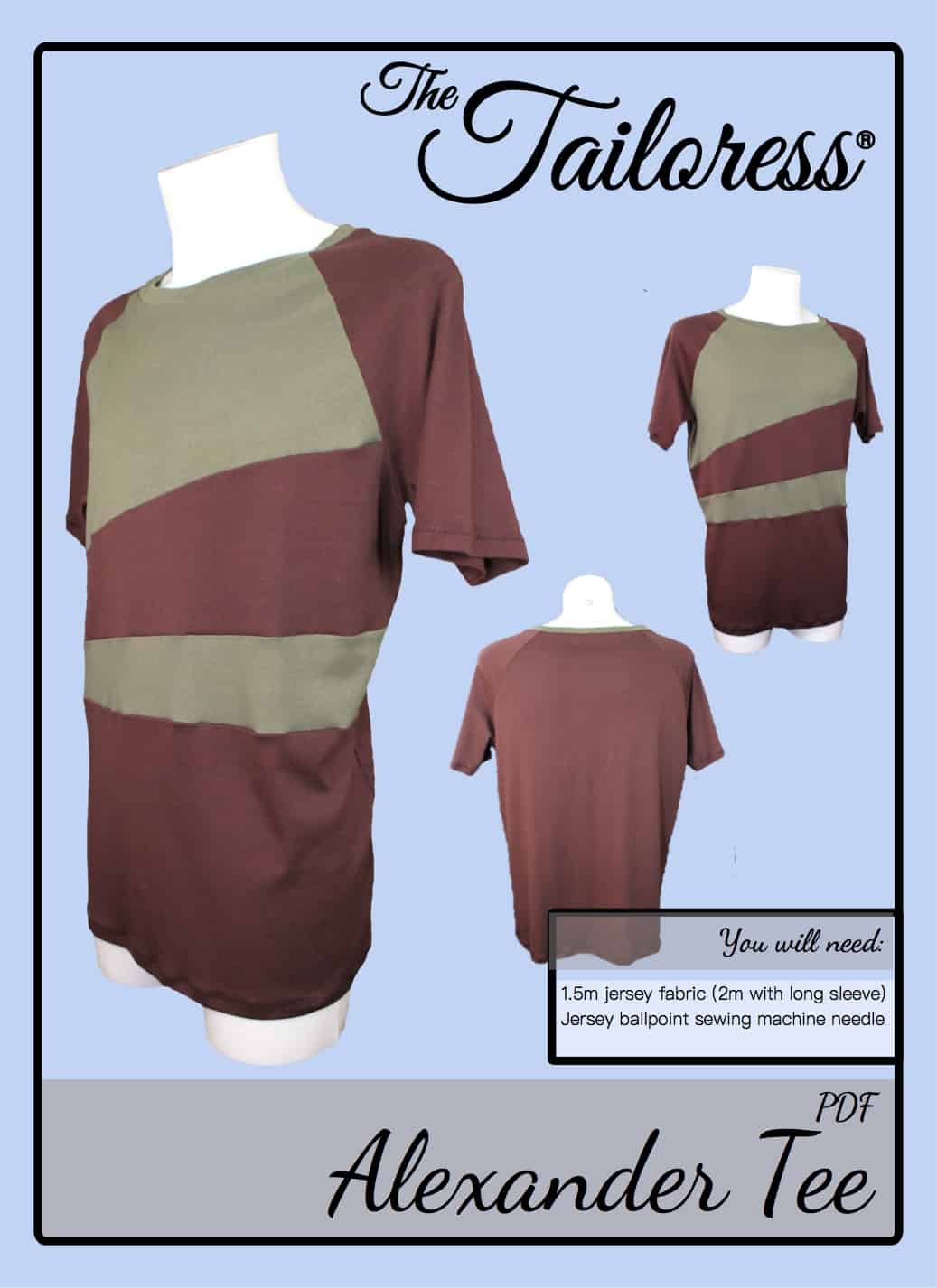 Alexander Tee Tutorial - The Tailoress PDF Sewing Patterns