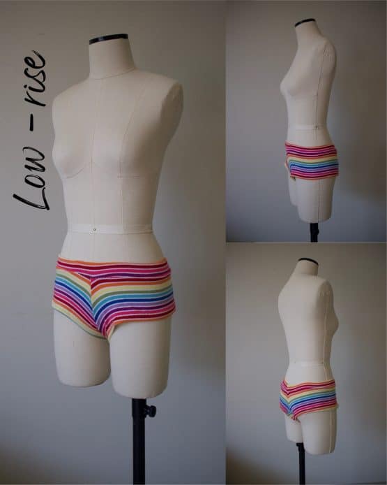 Kara Bikini Swimsuit Hot Pants Boy Shorts PDF Sewing Pattern - The Tailoress PDF Sewing Patterns