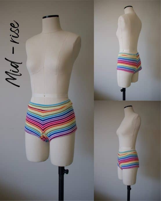 Kara Bikini Swimsuit Hot Pants Boy Shorts PDF Sewing Pattern - The Tailoress PDF Sewing Patterns