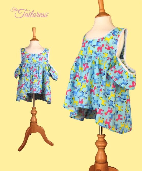 The Tailoress PDF Sewing Patterns - Rosana Top for Children PDF Sewing Pattern