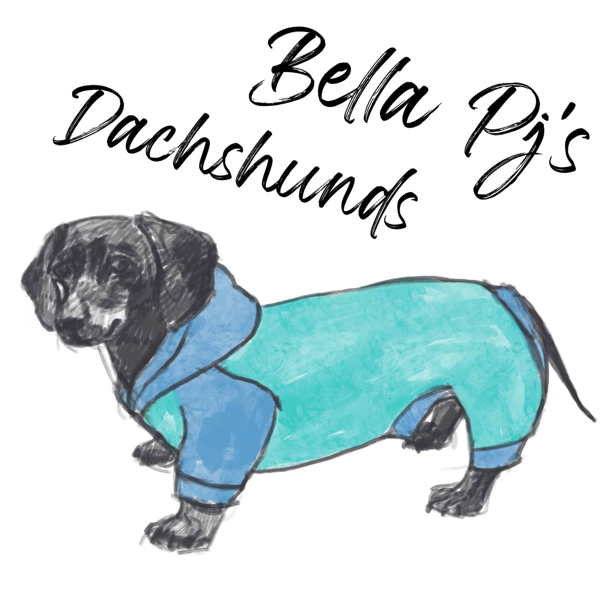 5 Sizes Dachshund Clothes Sewing Pattern - Bella Pyjama - The Tailoress PDF Sewing Patterns